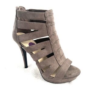 Nine West Gray Booties/ Heels